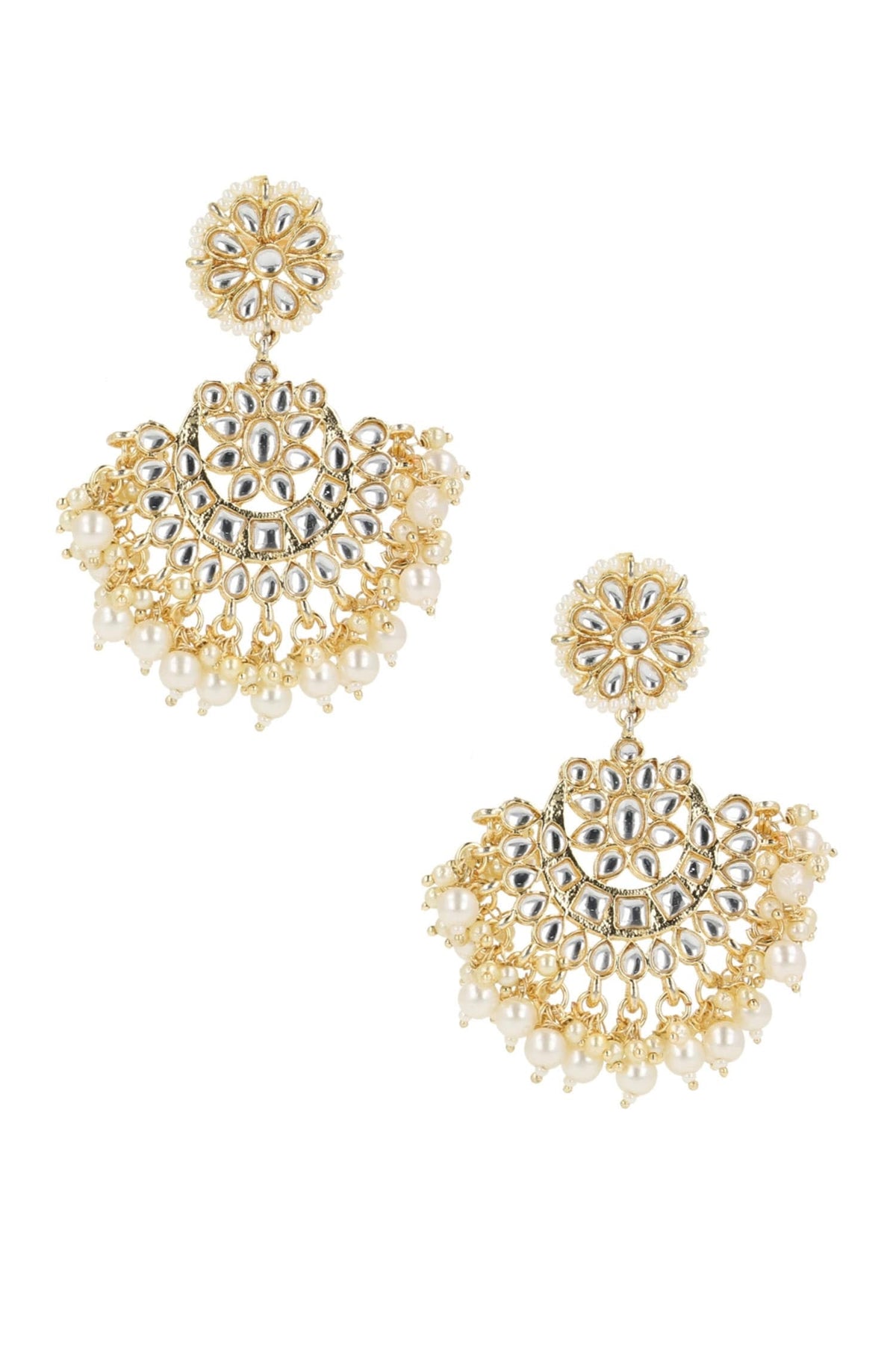 Kundan Floral Maangtikka Set 