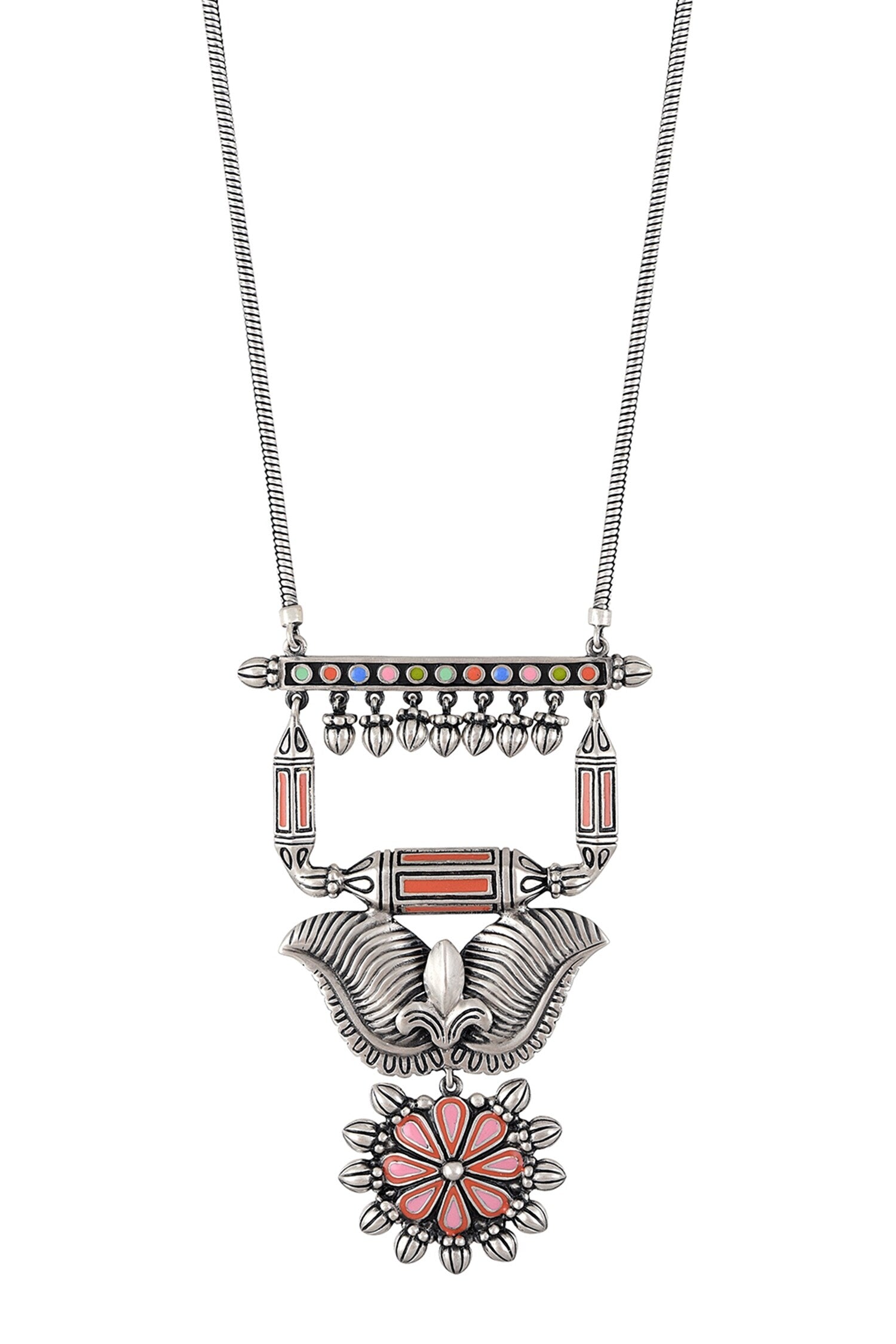 Flower Taveez Necklace 