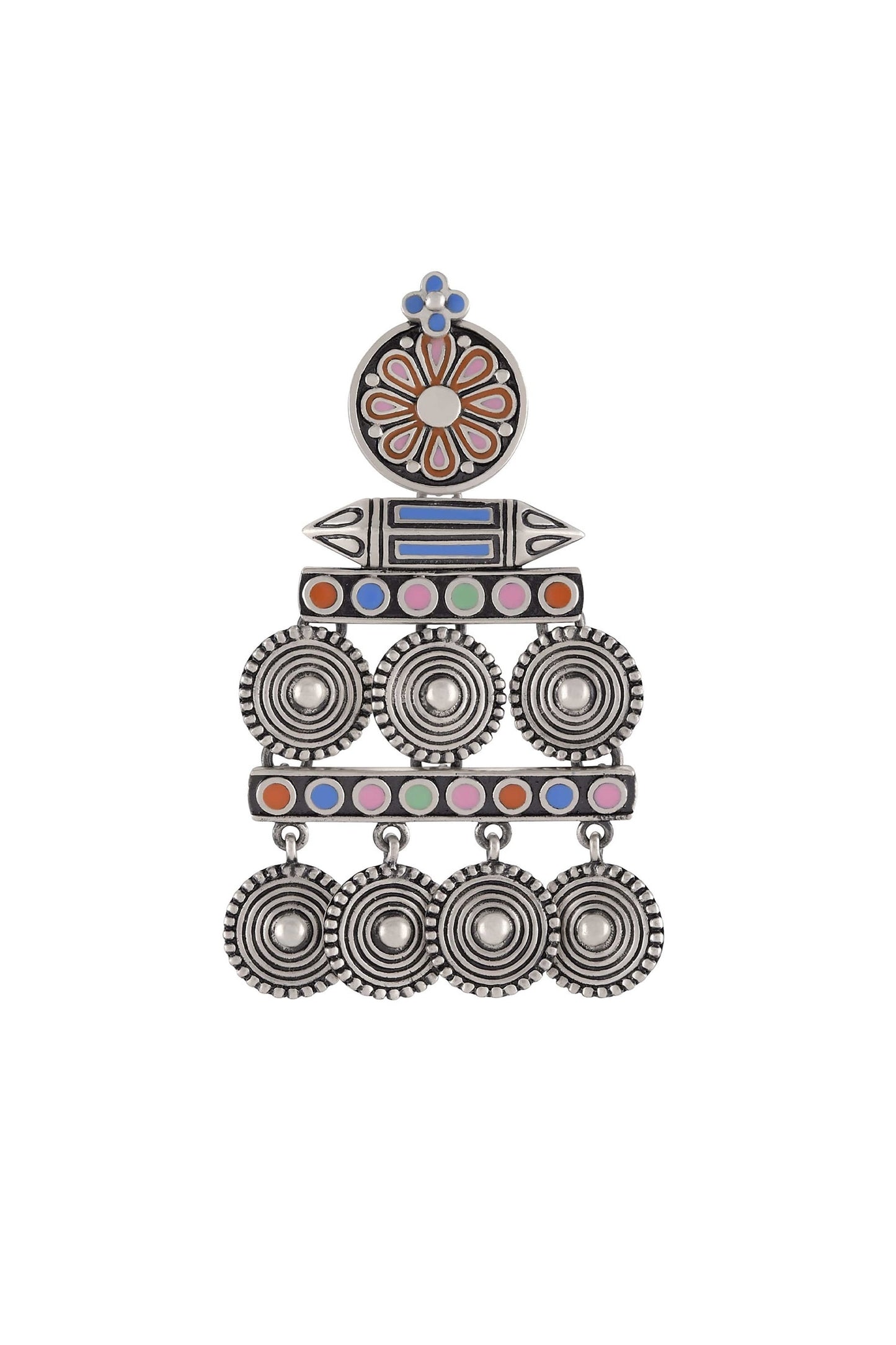 Coin Charm Taveez Earrings 