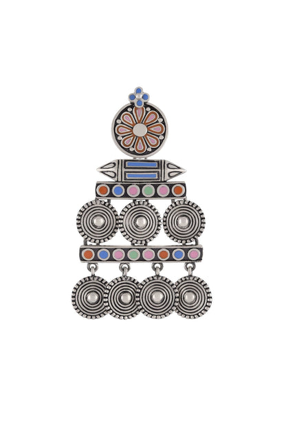 Coin Charm Taveez Earrings 