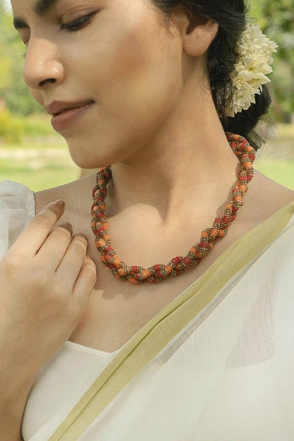 Twisted Beads Necklace 