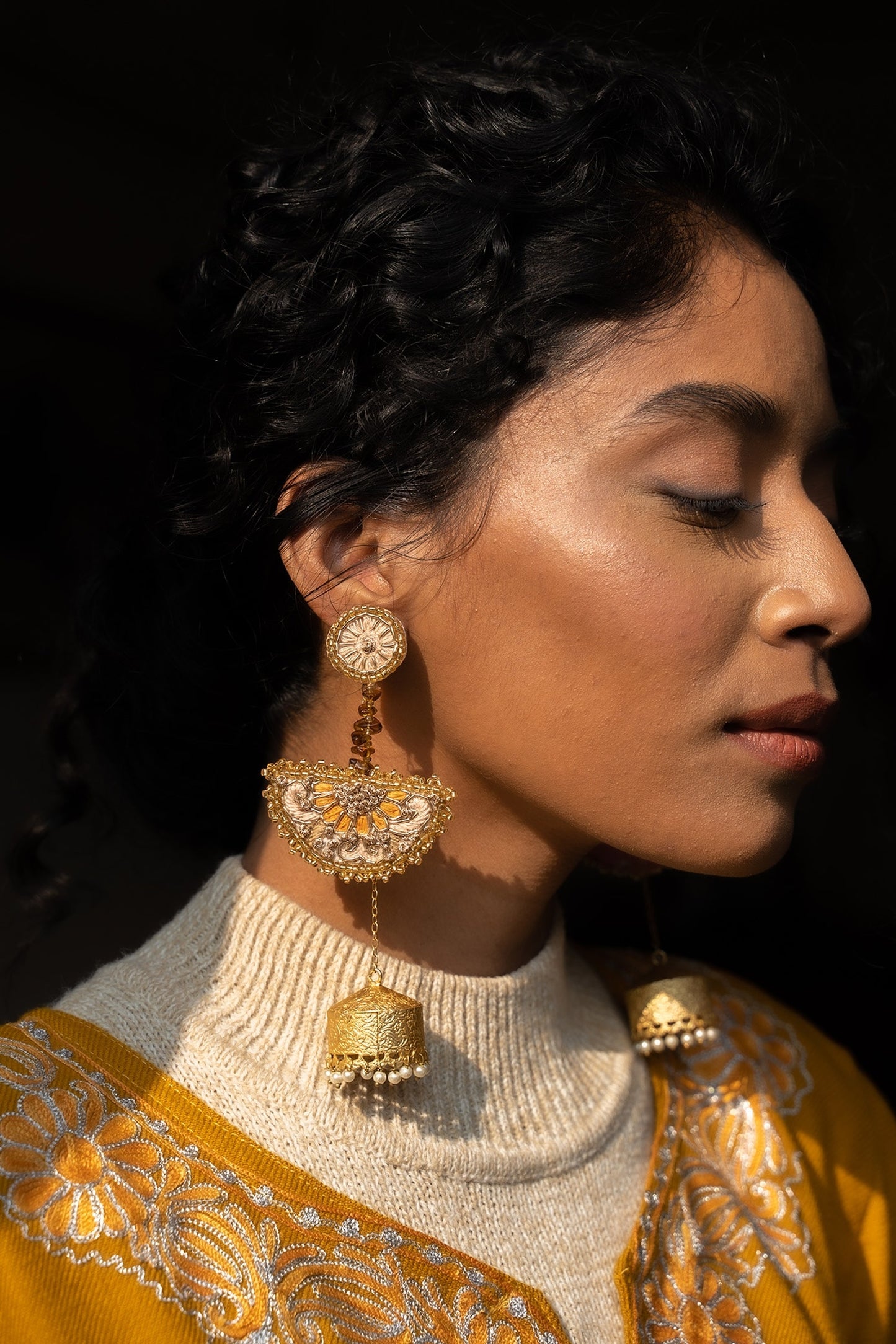 Handcrafted Kashmiri Jhumkas 