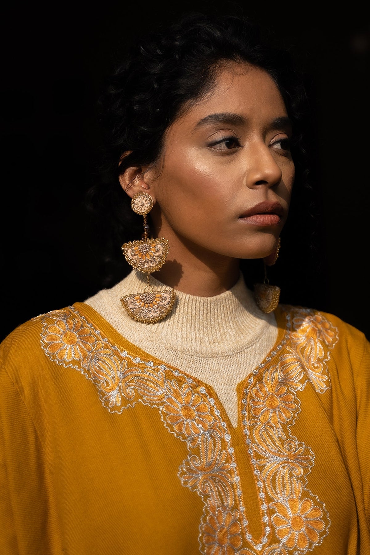 Handcrafted Kashmiri Dangler Earrings 