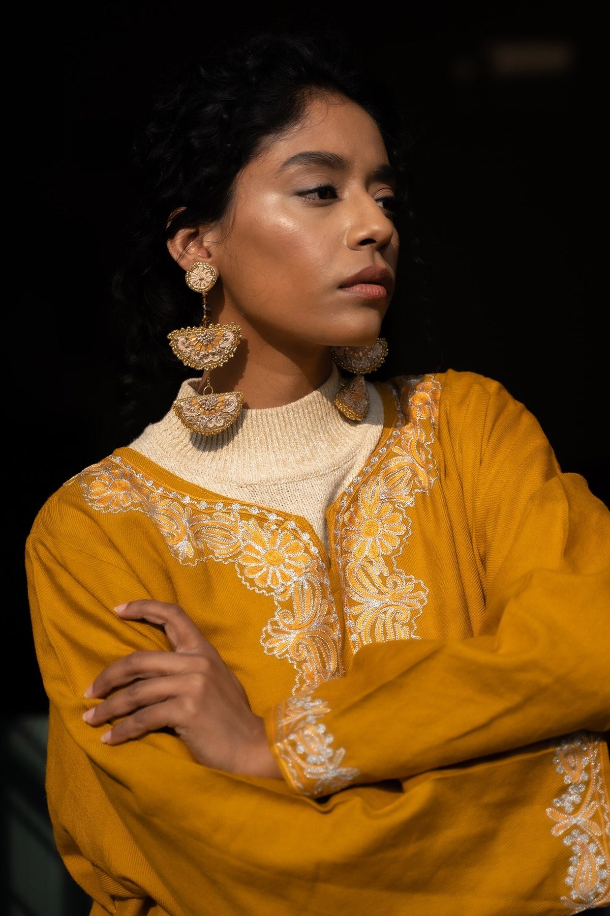 Handcrafted Kashmiri Dangler Earrings 