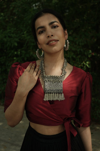 Handcrafted Oxidized Necklace 