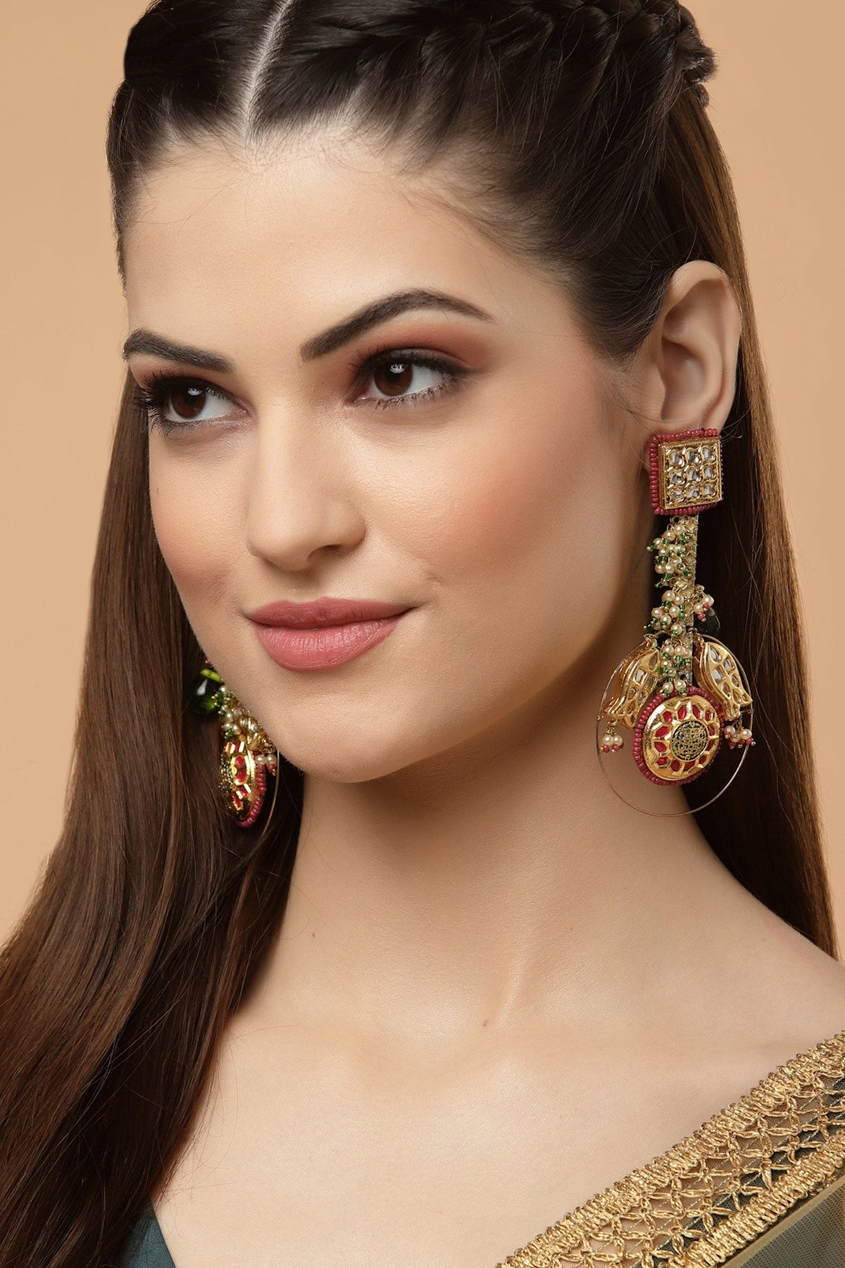 Kundan Embellished Earrings 