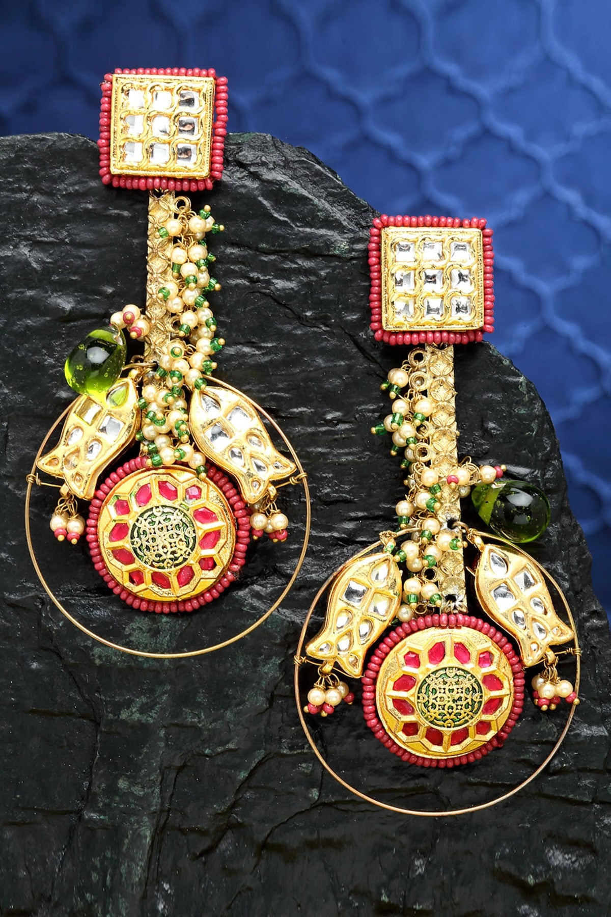 Kundan Embellished Earrings 