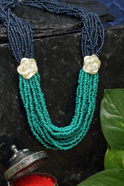 Pearl Embellished Layered Necklace 