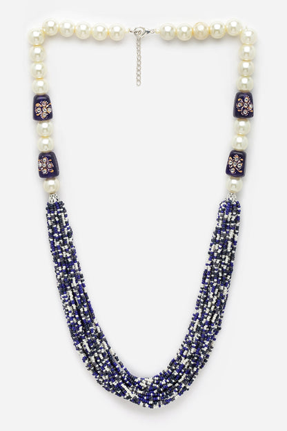 Pearl Embellished Layered Necklace 