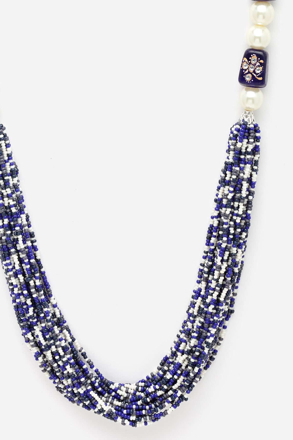 Pearl Embellished Layered Necklace 