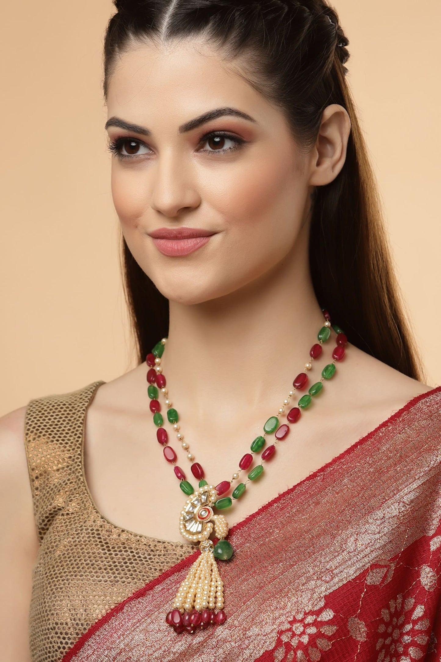 Pearl Drop Pendant Necklace 