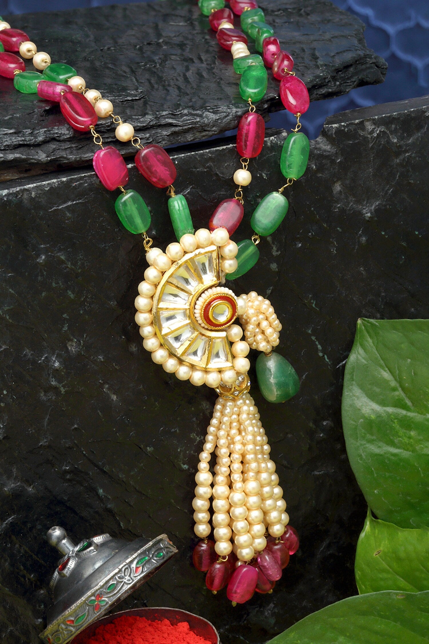 Pearl Drop Pendant Necklace 
