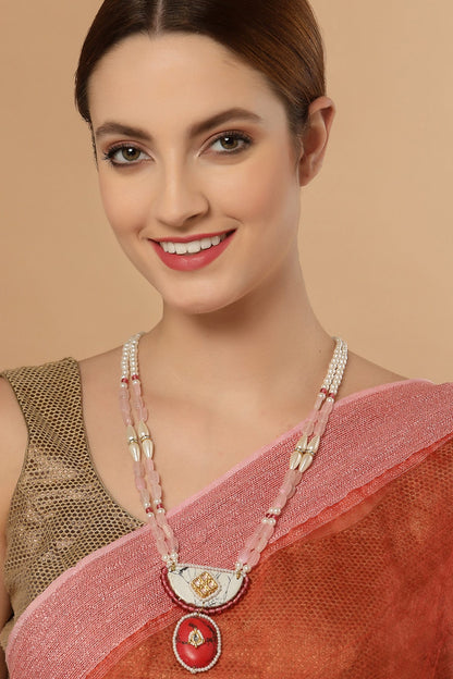 Beaded Pendant Necklace 