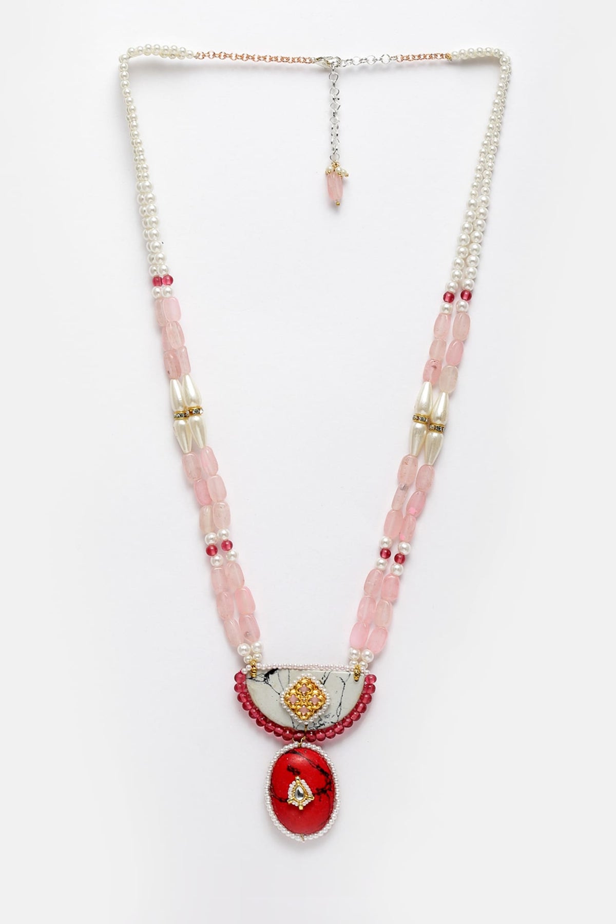 Beaded Pendant Necklace 