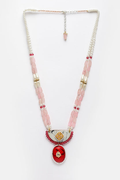 Beaded Pendant Necklace 
