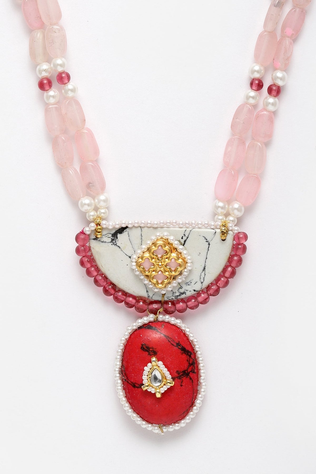 Beaded Pendant Necklace 