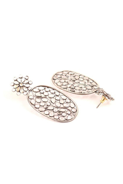 Stone Embellished Earrings 