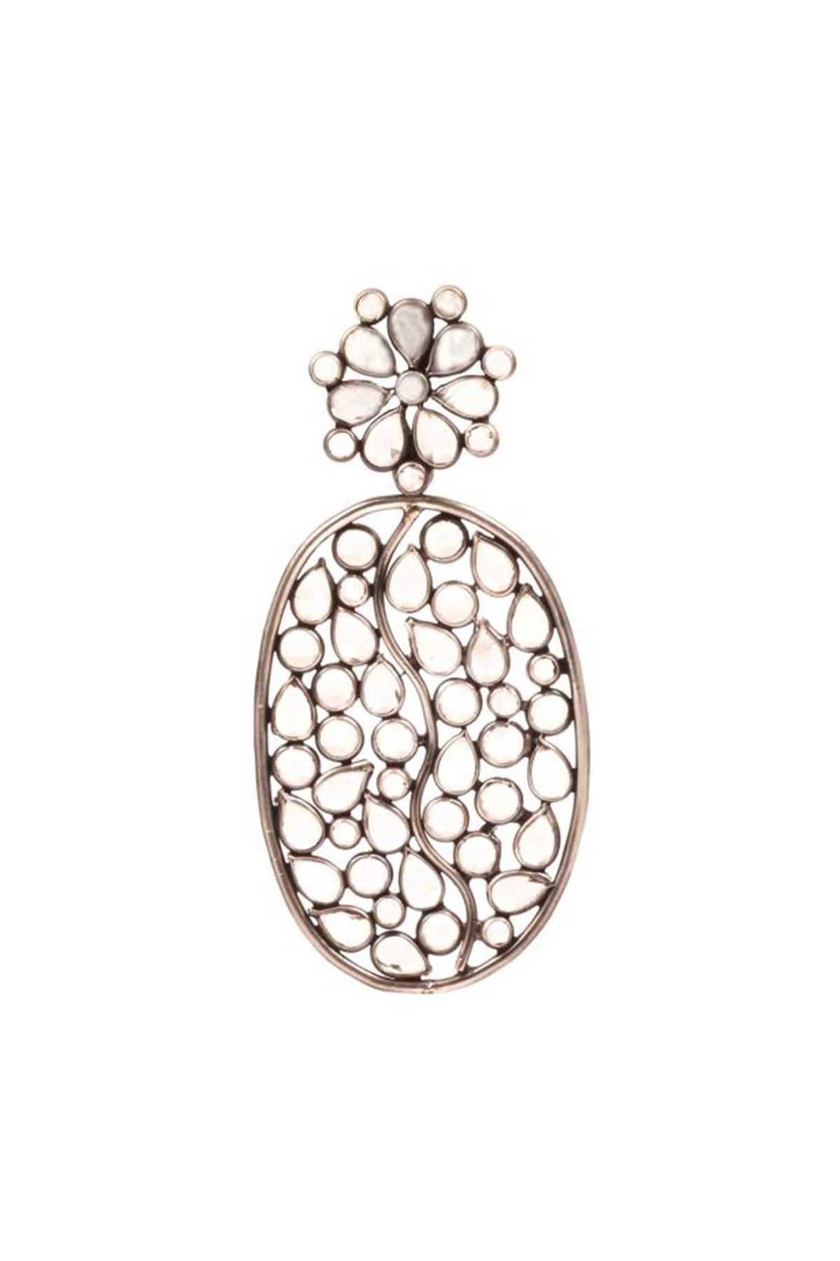 Stone Embellished Earrings 
