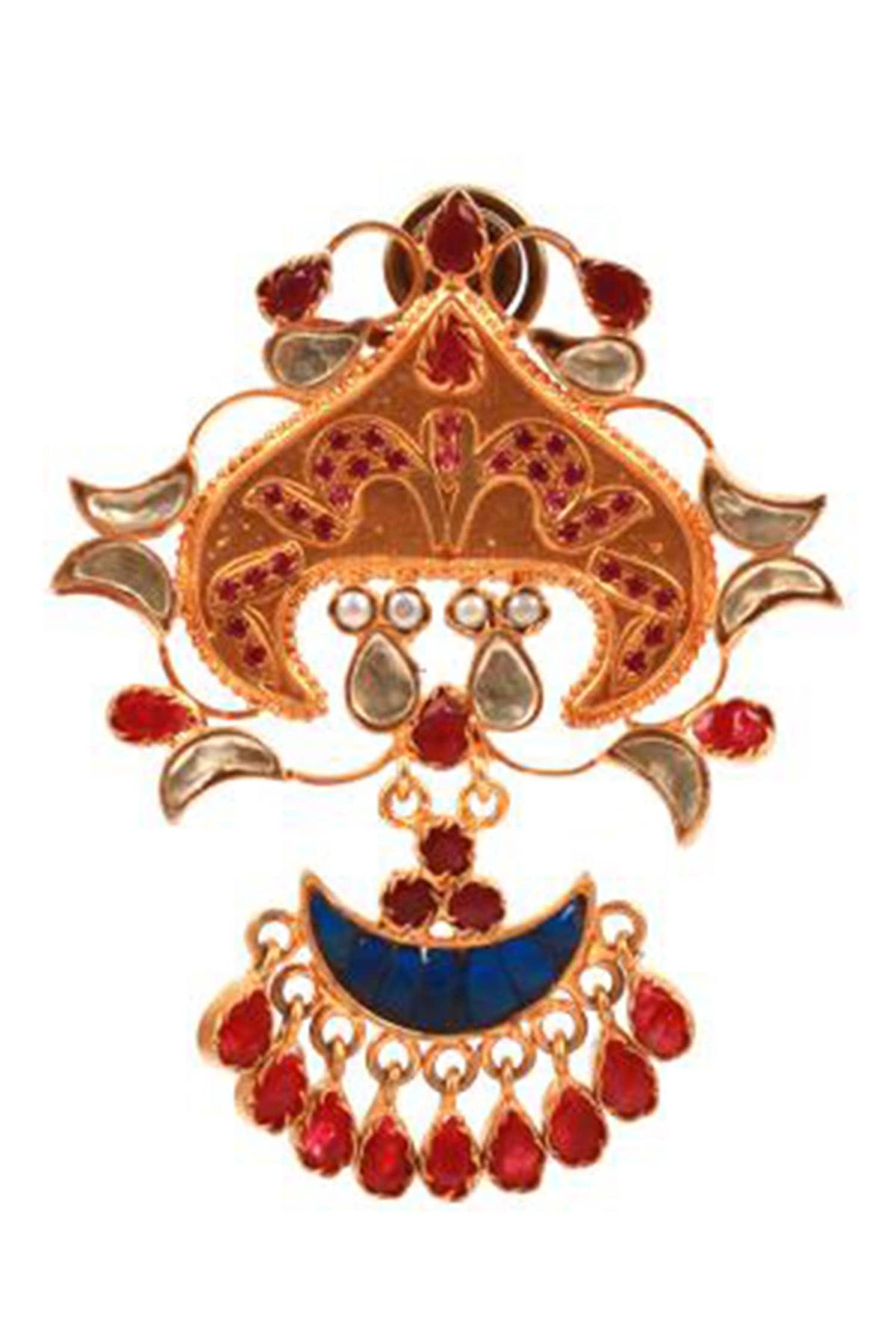 Stone Embellished Dangler Earrings 