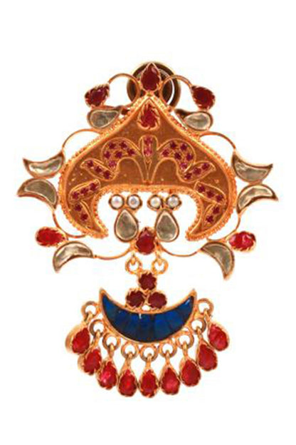 Stone Embellished Dangler Earrings 