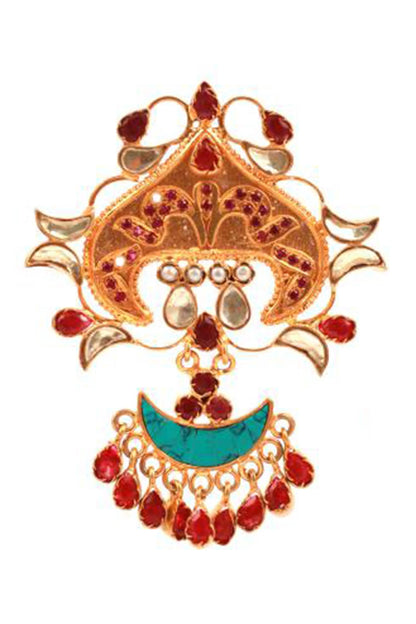 Stone Studded Dangler Earrings 