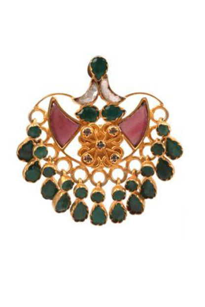 Stone Embellished Drop Earrings 