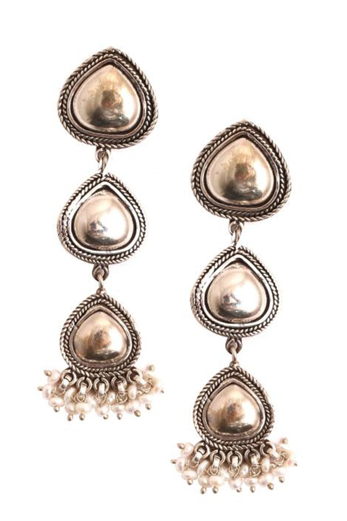 Handcrafted Tiered Earrings 