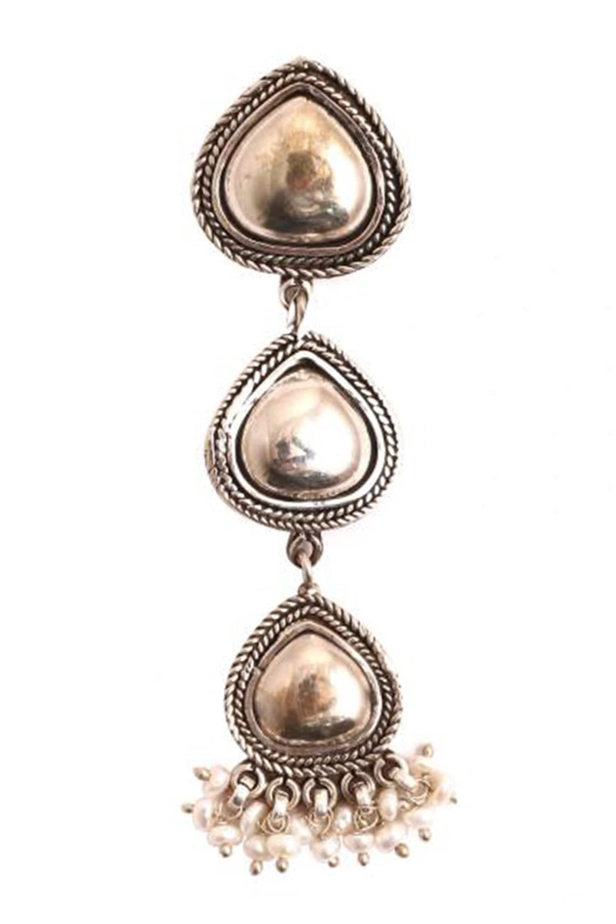 Handcrafted Tiered Earrings 