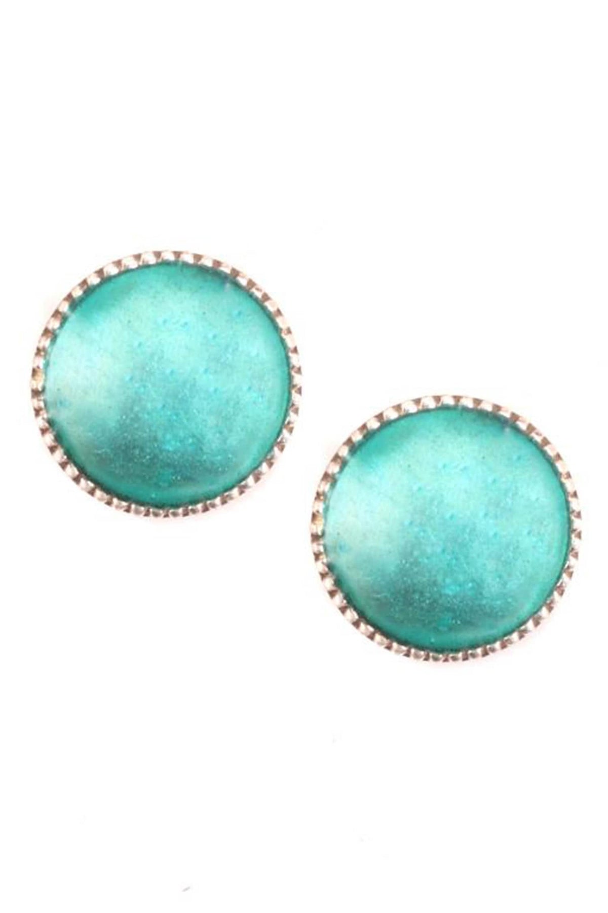 Circular Stud Earrings 