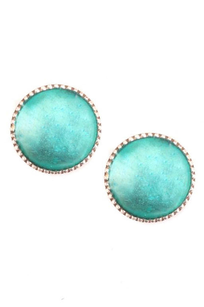 Circular Stud Earrings 