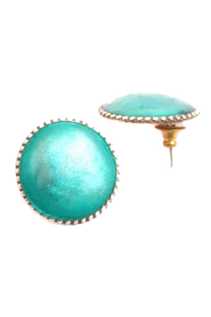 Circular Stud Earrings 