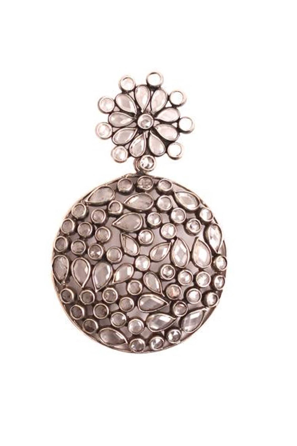 Stone Studded Dangler Earrings 
