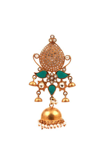 Stone Embellished Jhumkas 