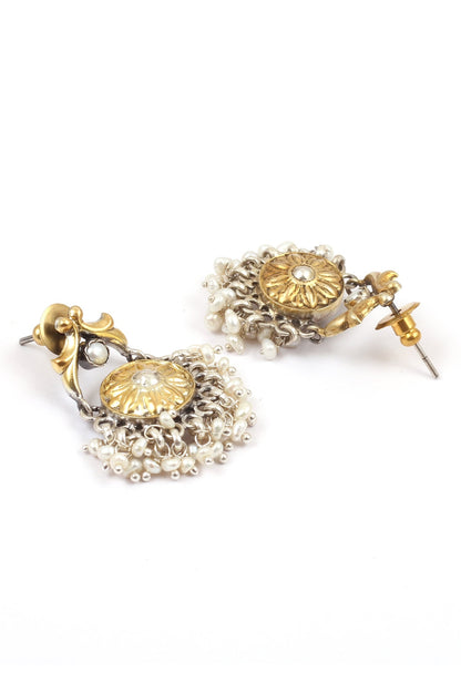 Floral Carved Earrings 