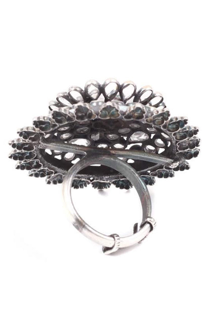 Floral Embellished Ring 