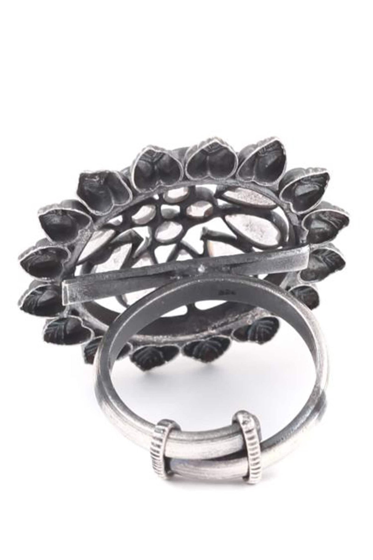 Floral Studded Ring 