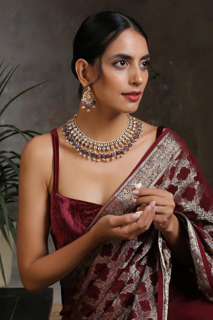 Kundan Embellished Choker Set 