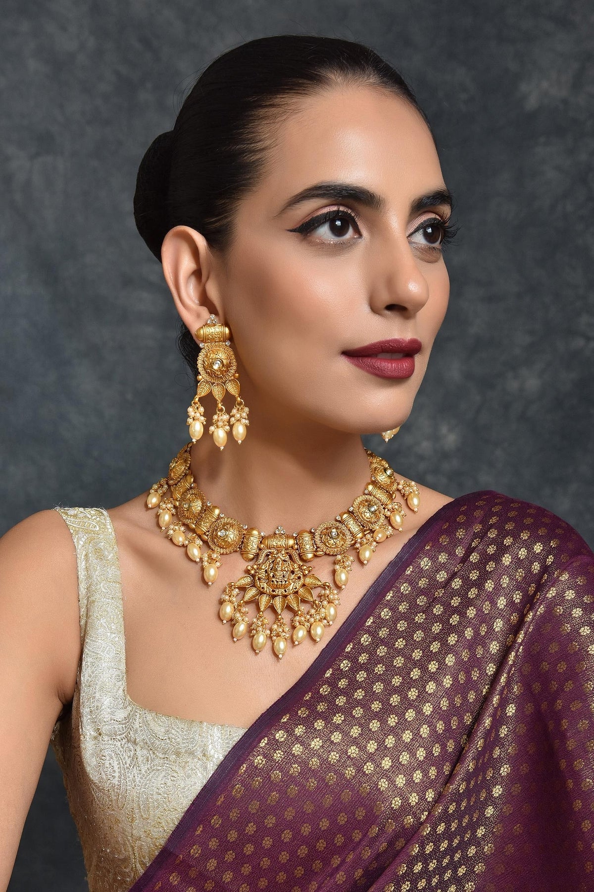Temple Necklace Set 