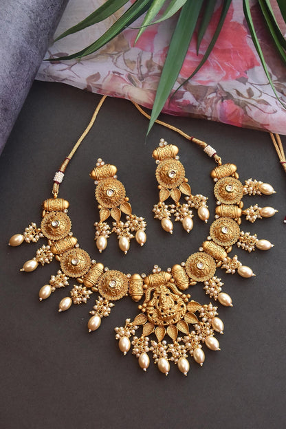 Temple Necklace Set 