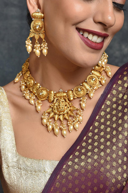 Temple Necklace Set 