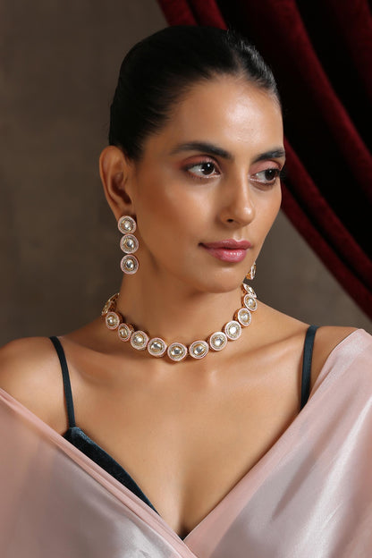 Kundan Embellished Choker Set 
