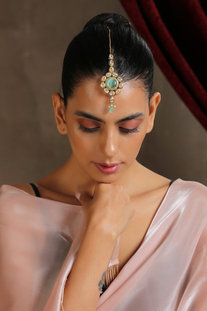 Kundan & Beads Maangtikka 