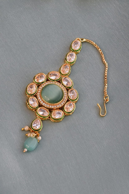 Kundan & Beads Maangtikka 