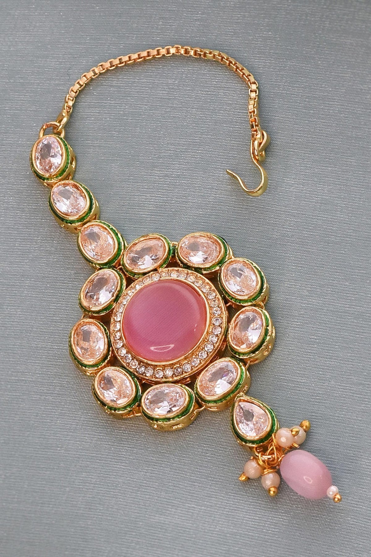 Kundan Embellished Maangtikka 