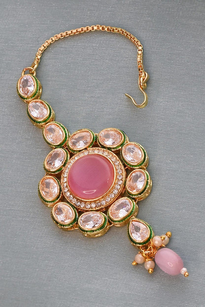 Kundan Embellished Maangtikka 