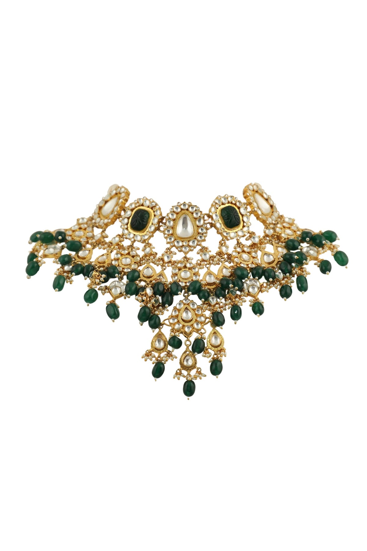 Stone Embellished Choker Set 