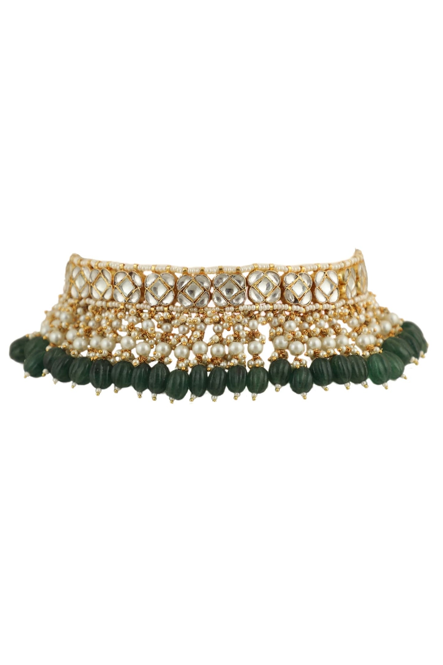 Stone Drop Choker Set 