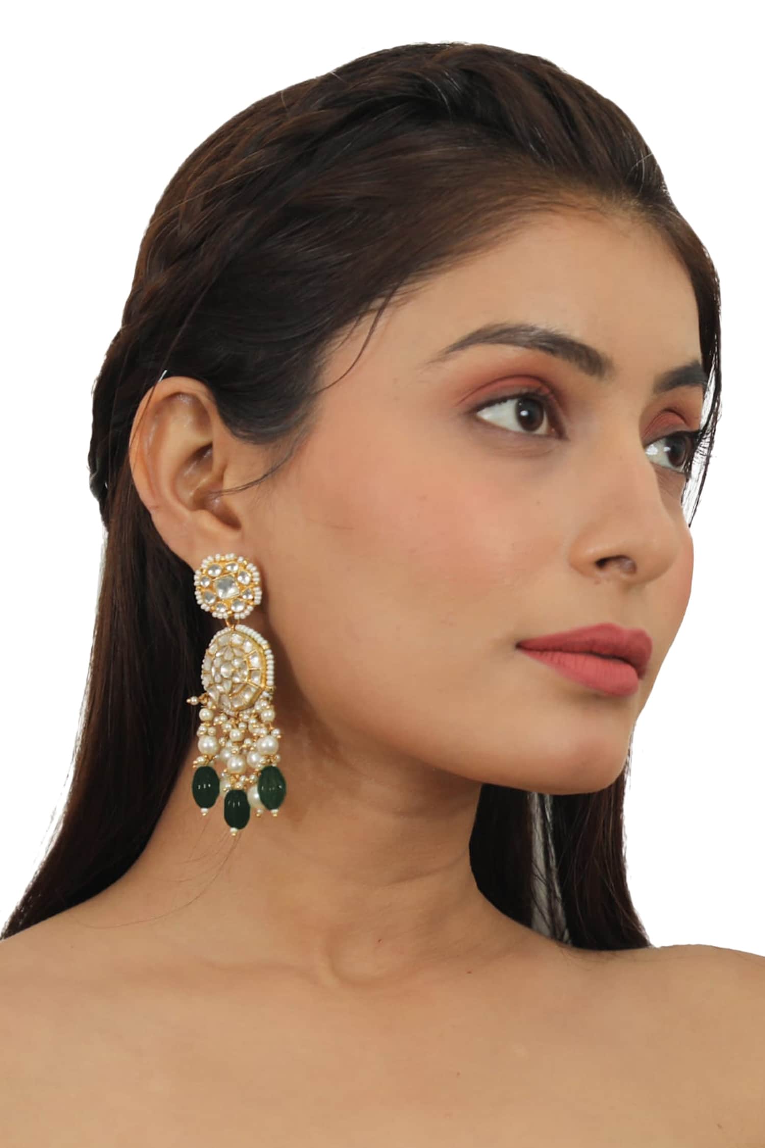 Stone Drop Choker Set 