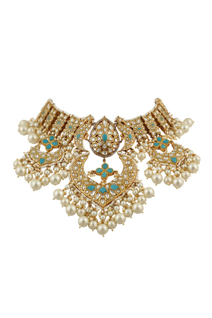Pearl Drop Necklace Set 