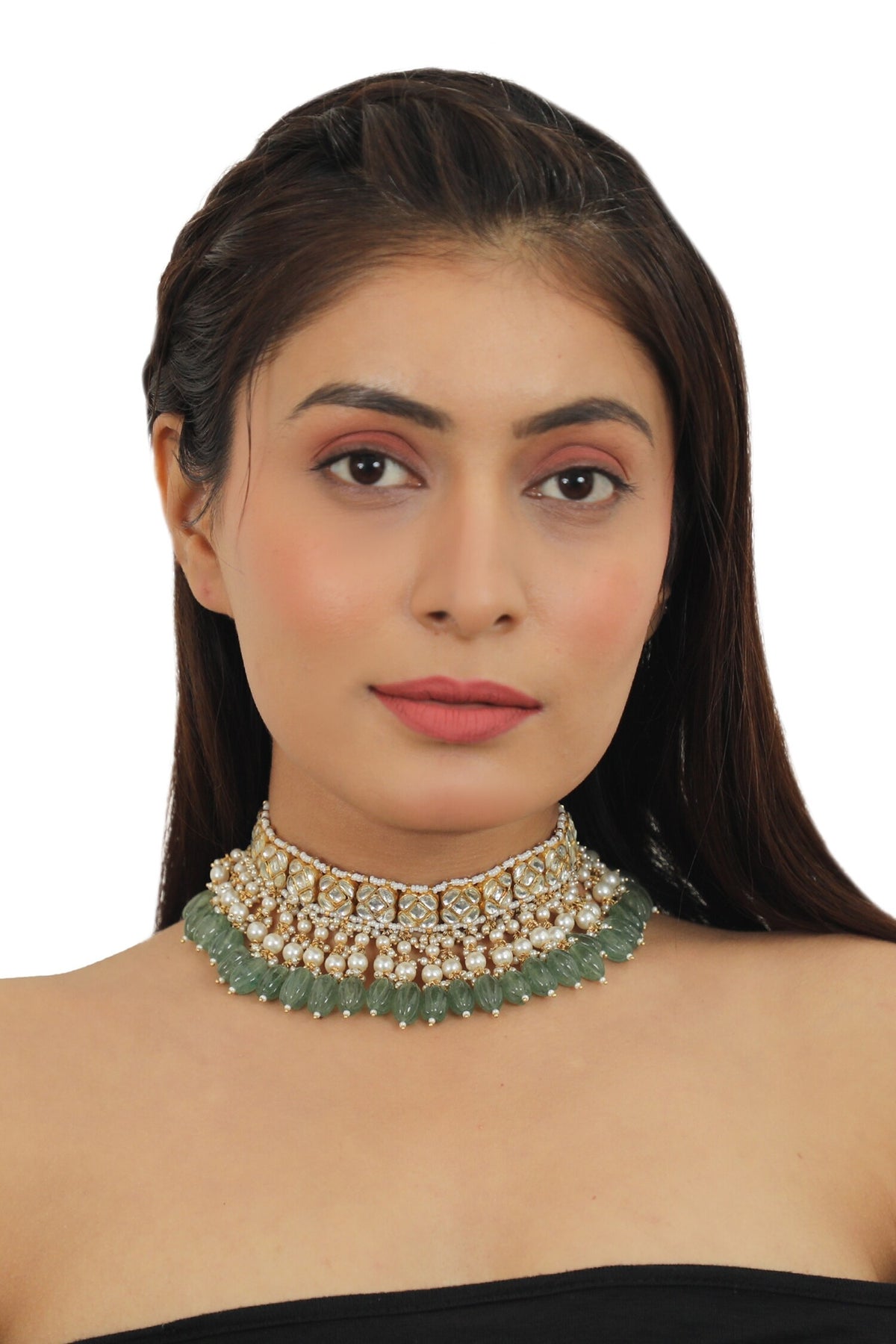 Jadtar Stone Choker Set 